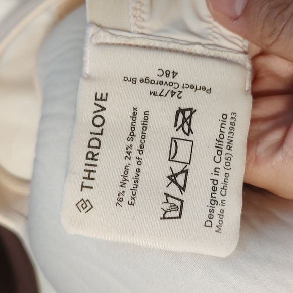 💐 GUC ThirdLove Bundle 24/7 Perfect Coverage Underwire Adjustable Bra, 48C - Picture 9 of 16